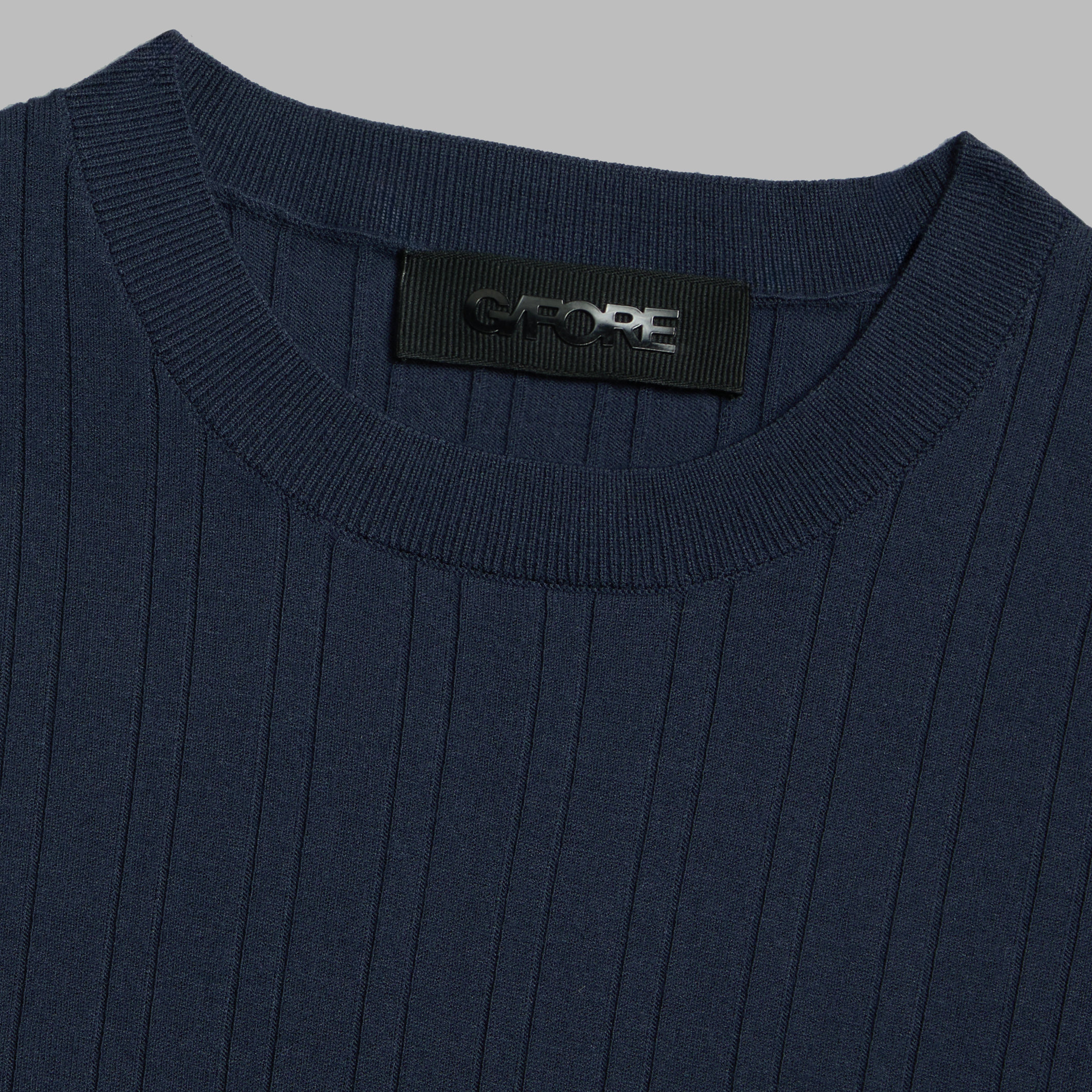 【G FORE】 STRIPED KNIT DRESS(WOMEN) / 追跡付 Striped Knit Lace Up Dress – English Factory