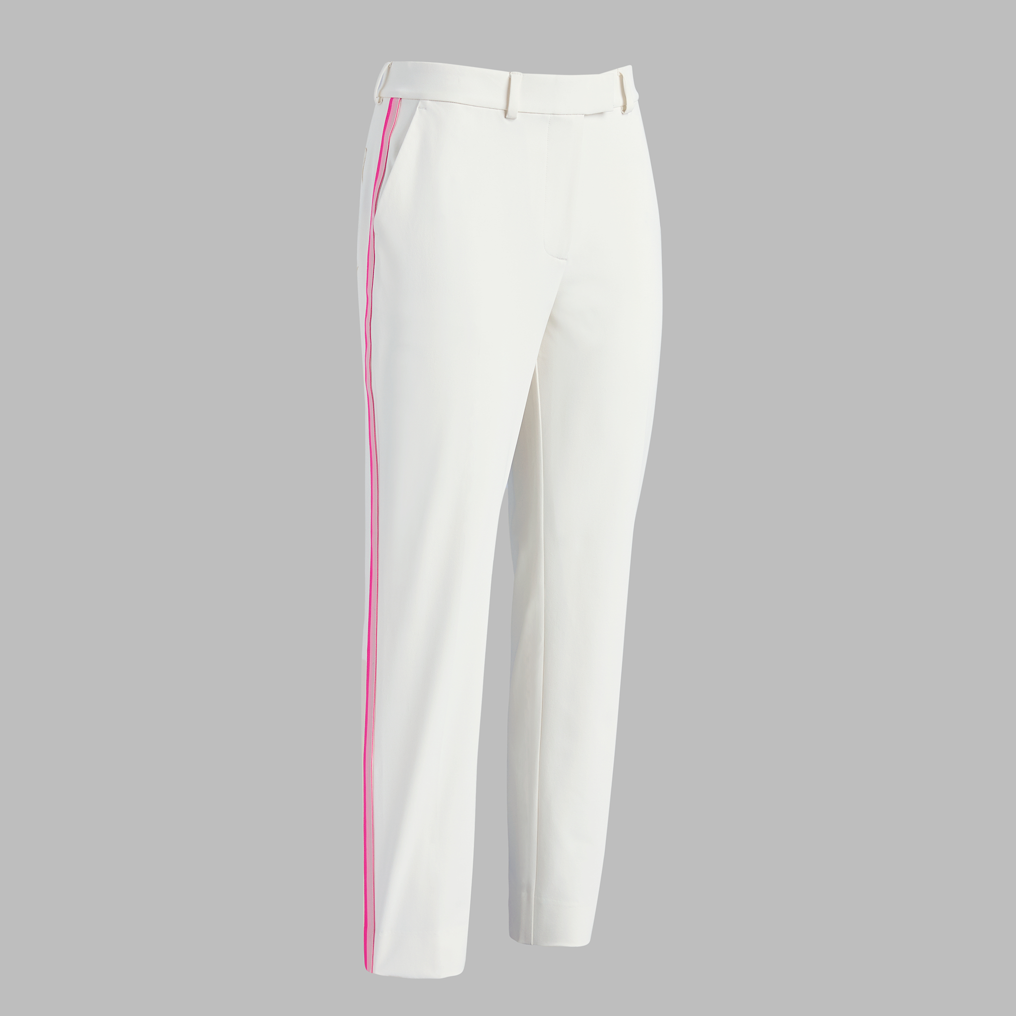 G/FORE ホワイト スリムフィットパンツ TUX SHADOW STRETCH STRAIGHT LEG TROUSER | WOMEN'S PANTS | G/FORE