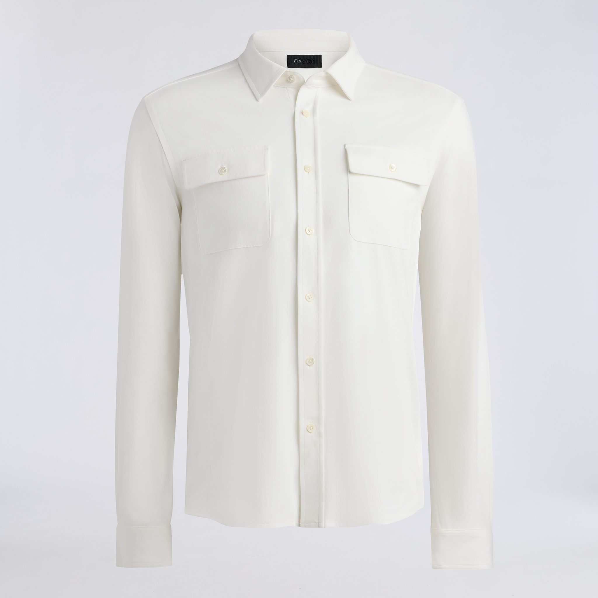 k and g dress shirts King Gee Originals Long Sleeve Closed Front Cotton Drill Work Shirt (K   Workwear Direct